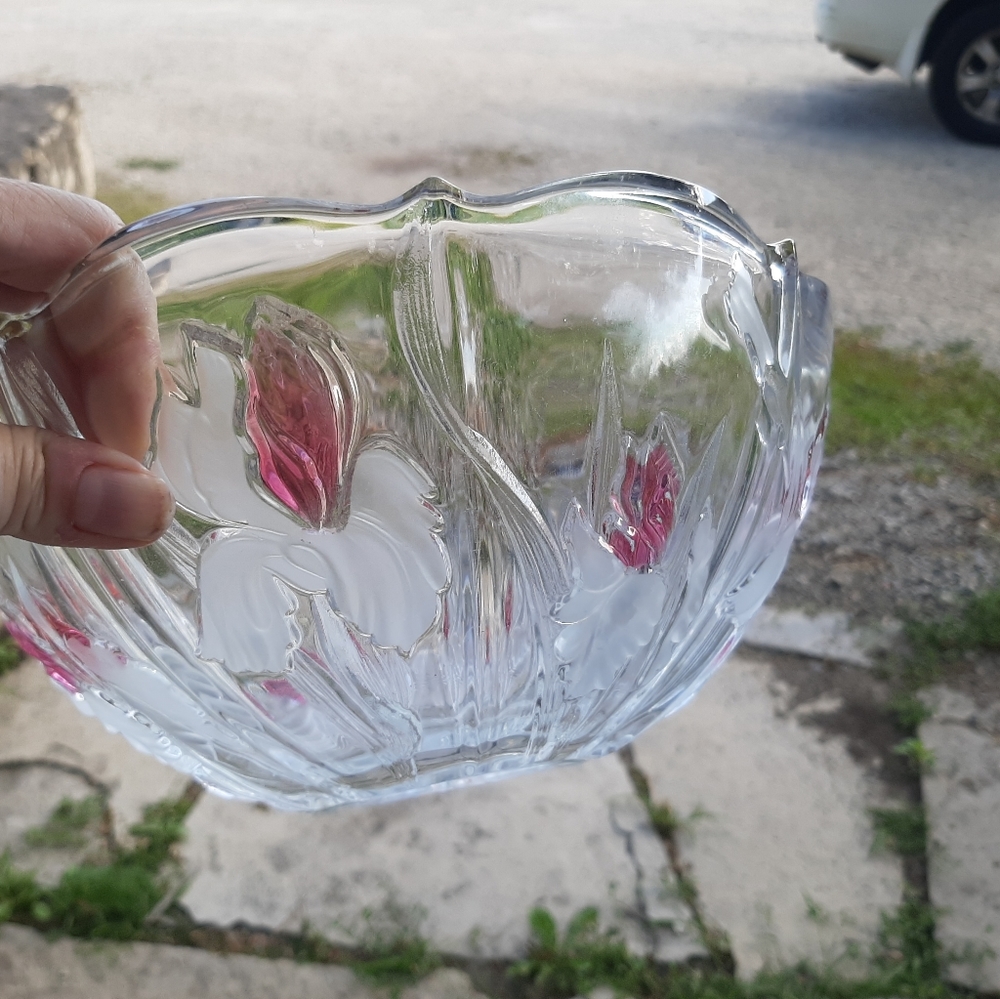 Beautiful vintage fruit bowl/ salad bowl with 4 side bowls - Picture 2 of 6